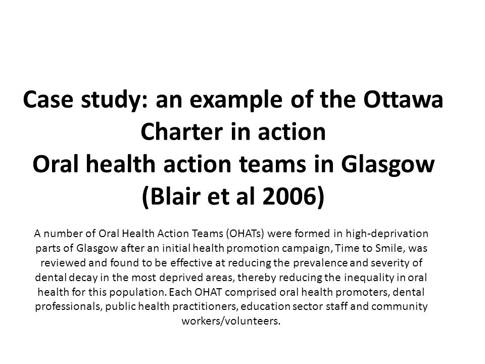 The Five Action Areas of the Ottawa Charter
